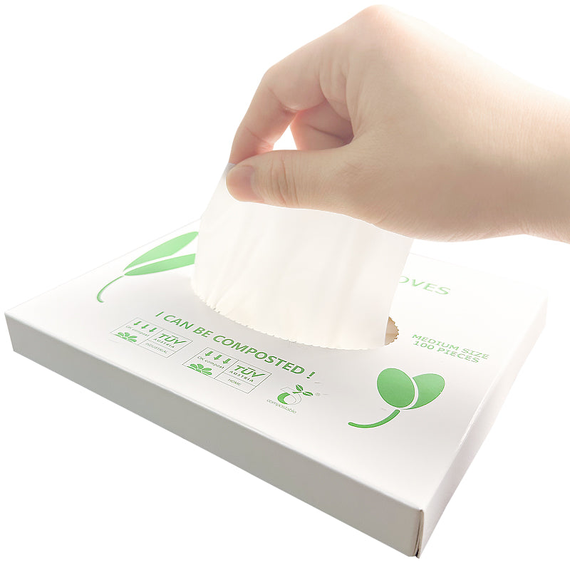 Compostable Disposable Gloves,100 Count(复制)