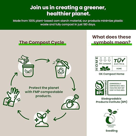 Compostable Disposable Gloves,100 Count(复制)