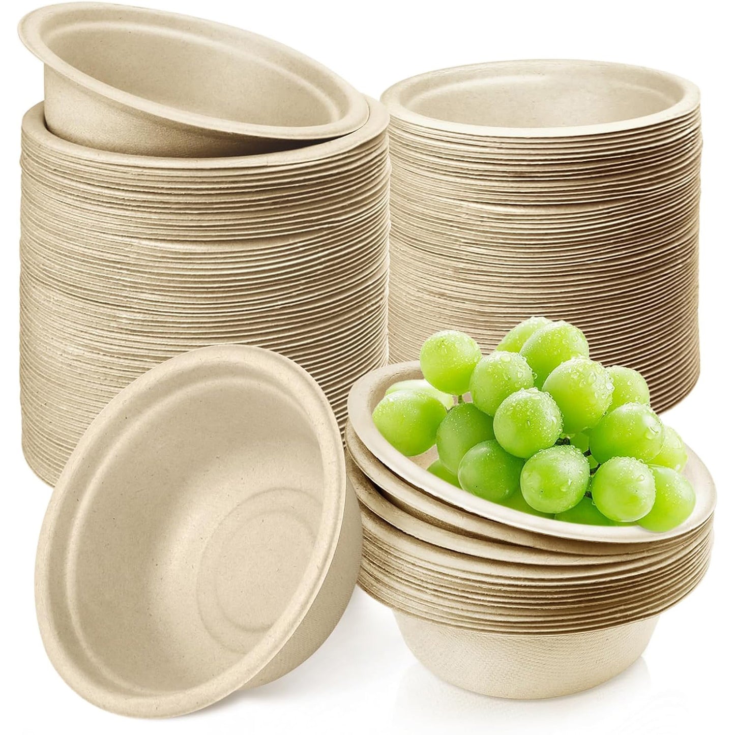 Wholesale 12oz 960 Pack Biodegradable Bagasse Sugarcane Bowls