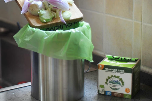 Sustainable Kitchen Waste Composting with Biodegradable Garbage Bags