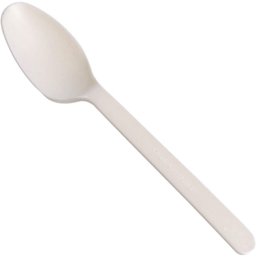 Compostable Spoons - 100 PCS(6.3 inch)